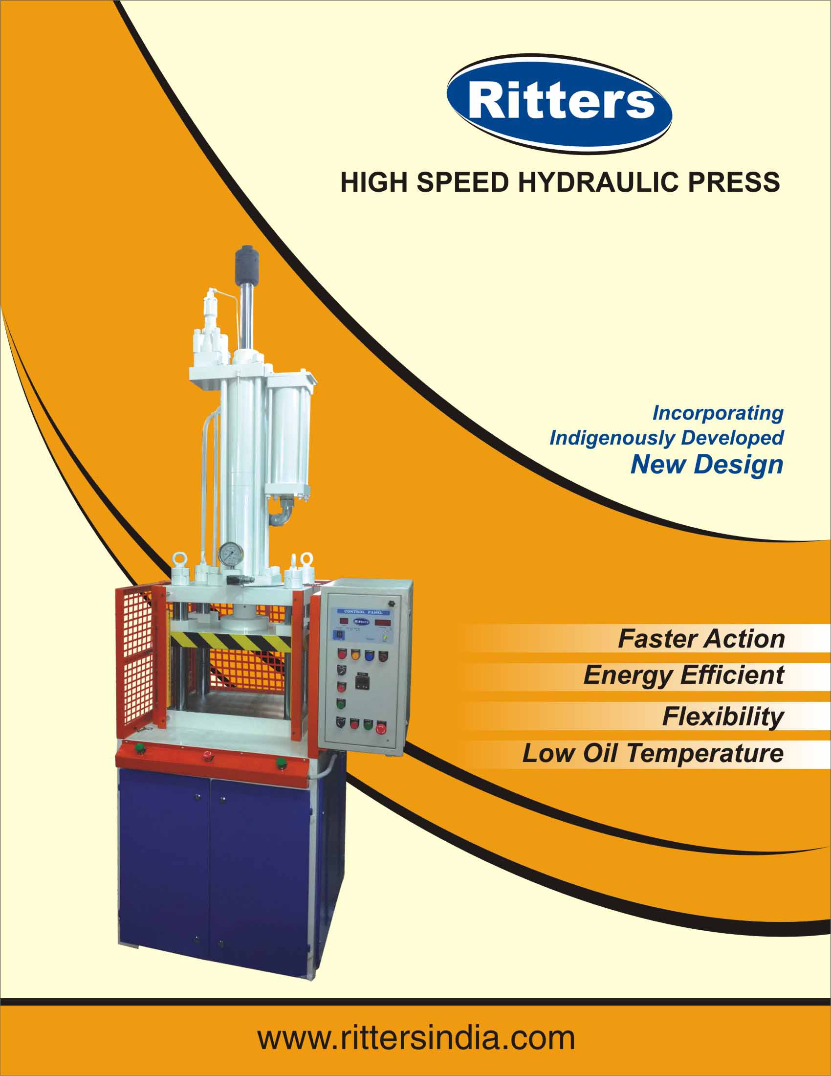 Just Launched New Indigenously & Innovatively Designed High Speed Compact Hydraulic Press